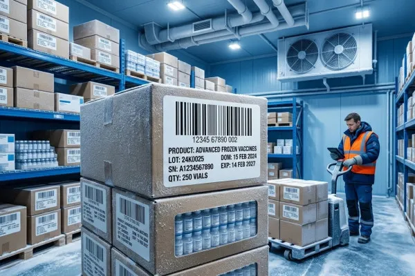 Durable TTR Labels for Cold Chain Traceability