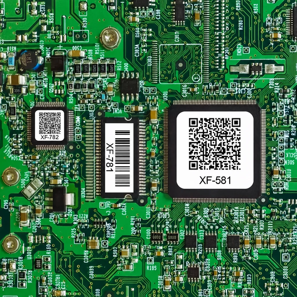 วัสดุฉลากโพลีอิไมด์ CL-581 สำหรับติดตามกระบวนการผลิตแผงวงจรพิมพ์ (PCB)