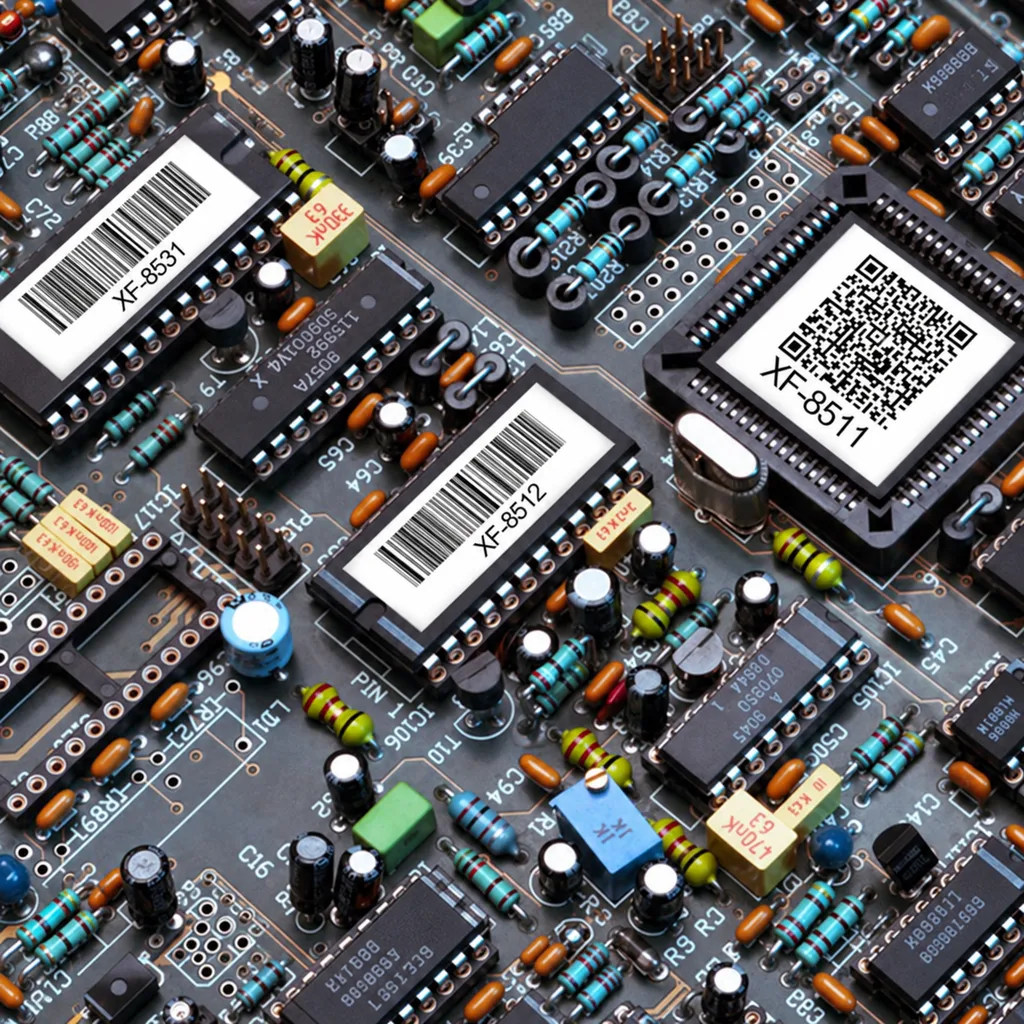 ฉลากโพลีอิไมด์สำหรับติดตามกระบวนการผลิต PCB — CL-8511